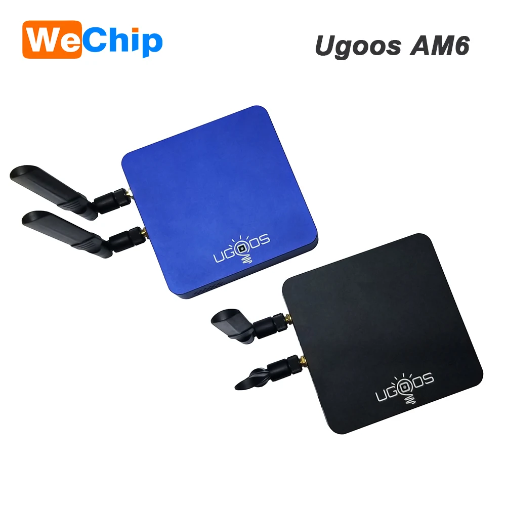Hot selling Russian ugoos AM6 Android 9.0 1000mbps android rtc tv boxes s922x