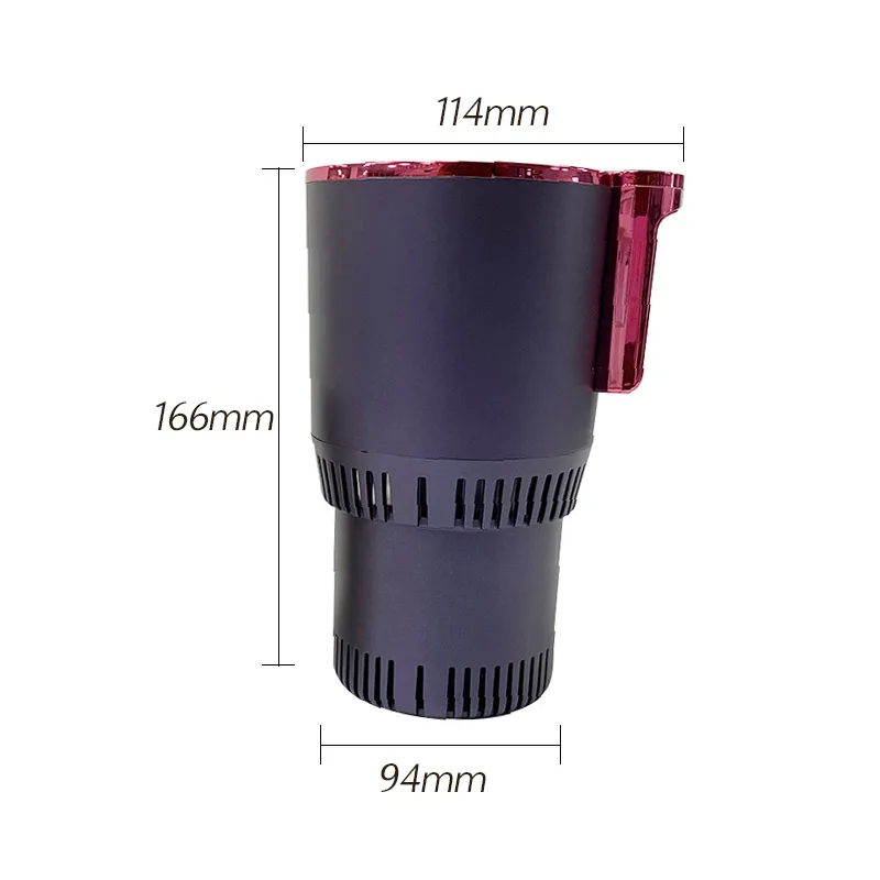 Travel Smart 1 2 In 1 12v Portable Mini Fridge Auto Car Mug Heating Cup Heating And Cooling Car Cup Holder