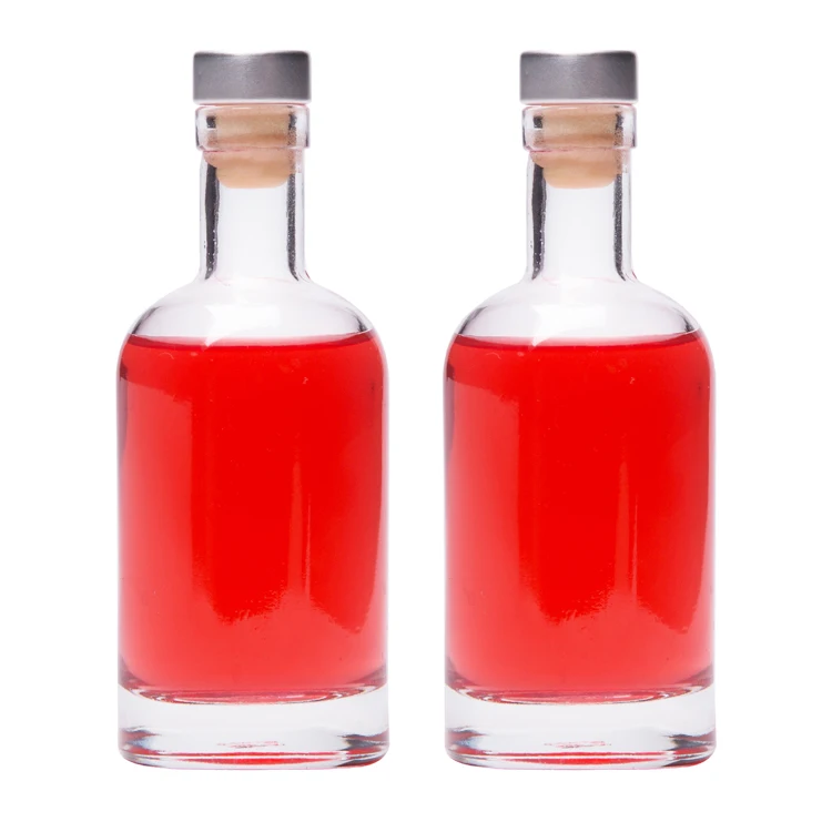 Nordic Clear 100ml Empty Glass Alcohol Spirit Vodka Liquor Bottle