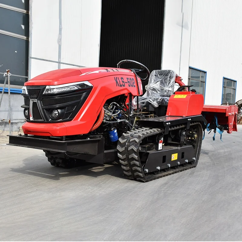 2023 Chinese new design crawler tractor agricultural 25hp 35hp 50hp 60hp 80hp multifunction track tractor