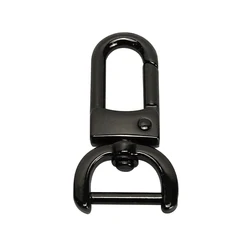 Luggage hardware accessories Zinc alloy gun color 1 inch plate buckle key chain bag shoulder belt buckle