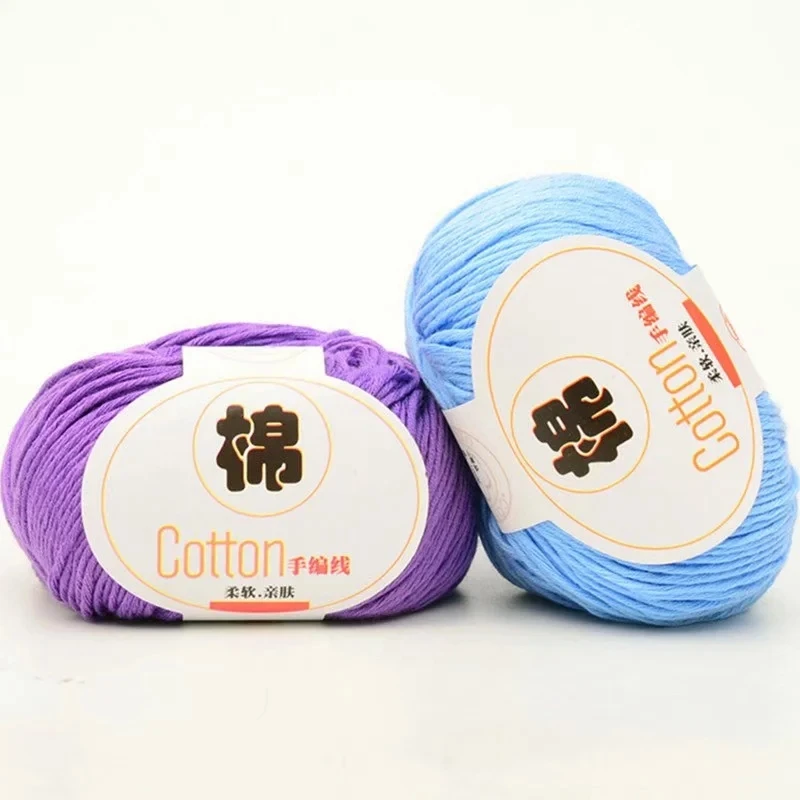 
100% cotton Soft baby knitting 32/8 yarn for hand knitting china factory price 