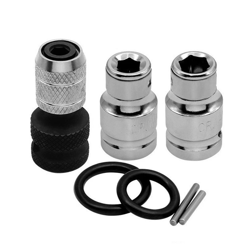 Socket Adapter 12.5mm Square To 8 10mm Connector Screwdriver Ratchets Wrench Electric Wrench Power Tool Accessories