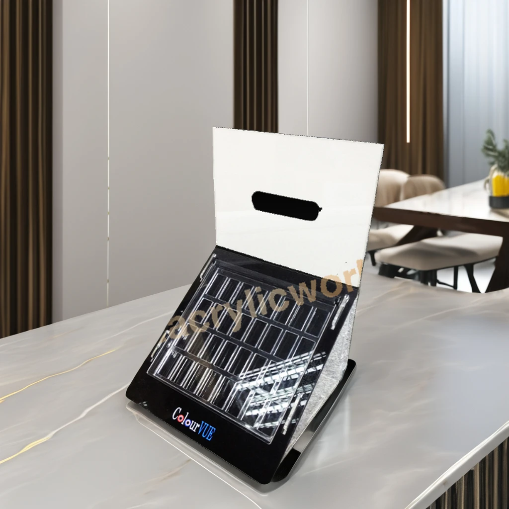 Jihong Wholesale Customized Acrylic Contact Lens Display Box 3-4mm Thick Glasses Storage Box for Display Stand Use