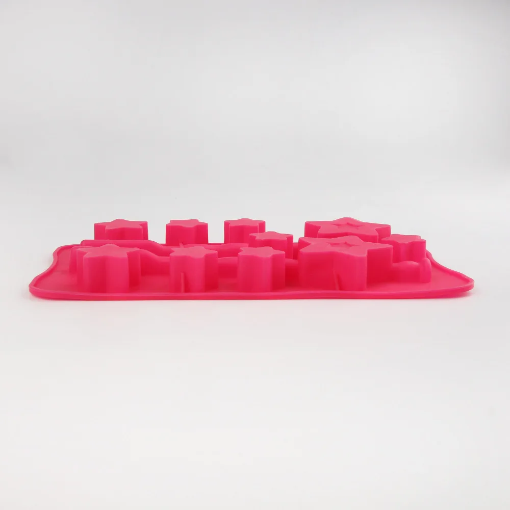 Children diy home chocolate model star magic stick homemade Popsicle ice cube quick-frozen mold silica gel