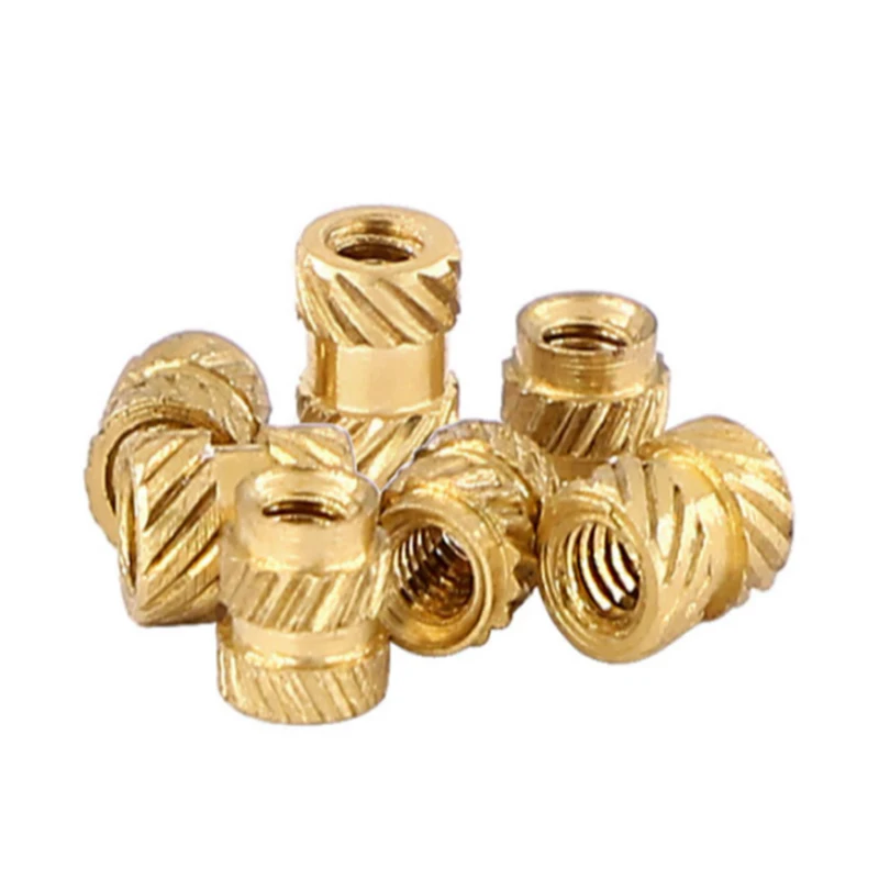 M3 M4 M5 M6 Knurled Thread Brass Fastener DIN16903 Furniture Rivet Heat Staking Metal Zinc Plated Tin Metric Certified