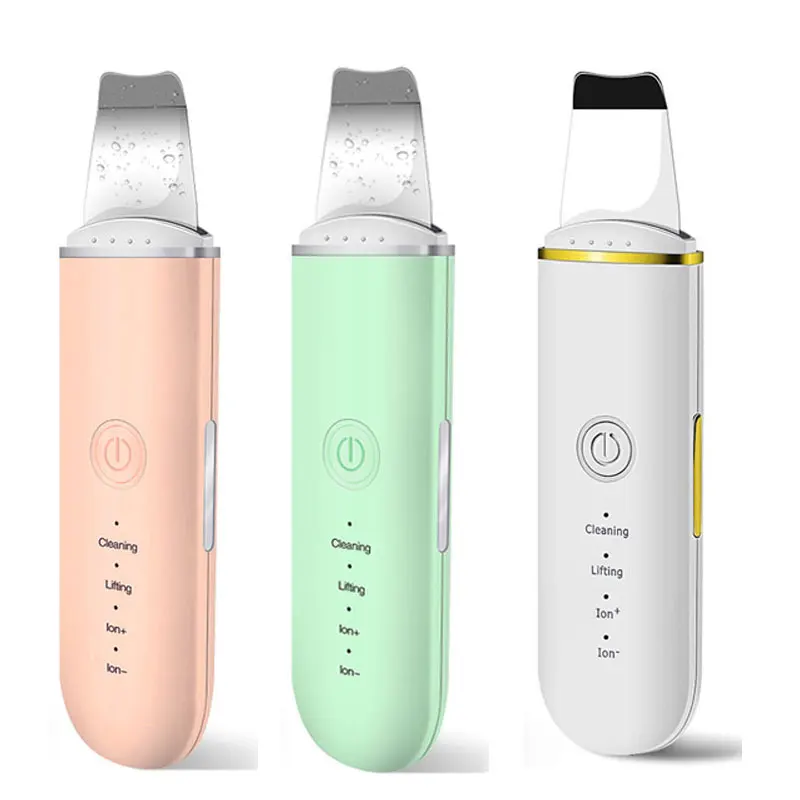 Профессиональный ультразвуковой пилинг KKS для салона красоты, ультразвуковой скребок для кожи лица, шпатель