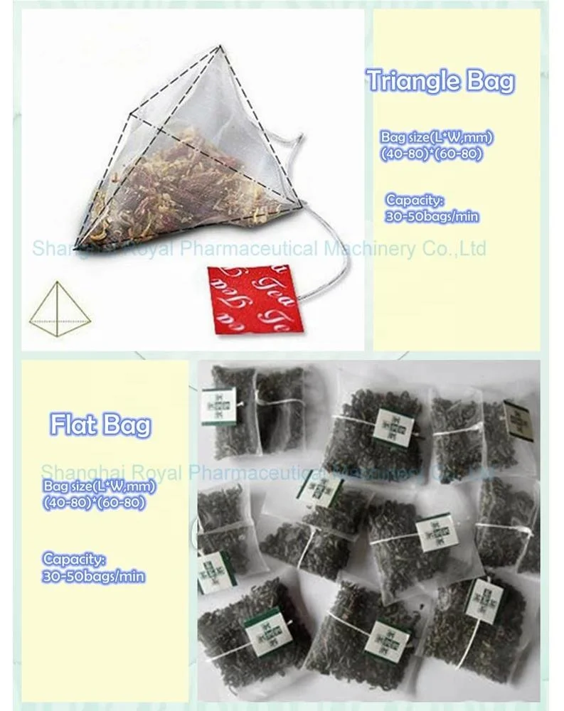 Combination Type Four digital  scale small sachet pyramids  bag pouch packing machine for health herbal tea