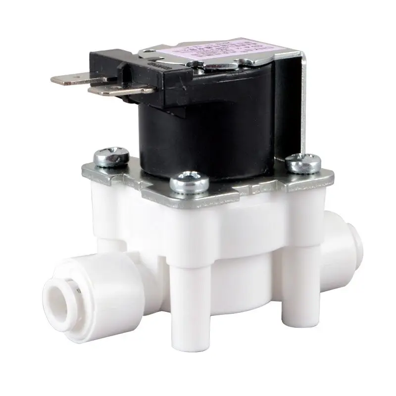 Plastic 1/4 electric Solenoid Control Valve Inlet 12 24vdc 110VAC 220VAC 50/60hz