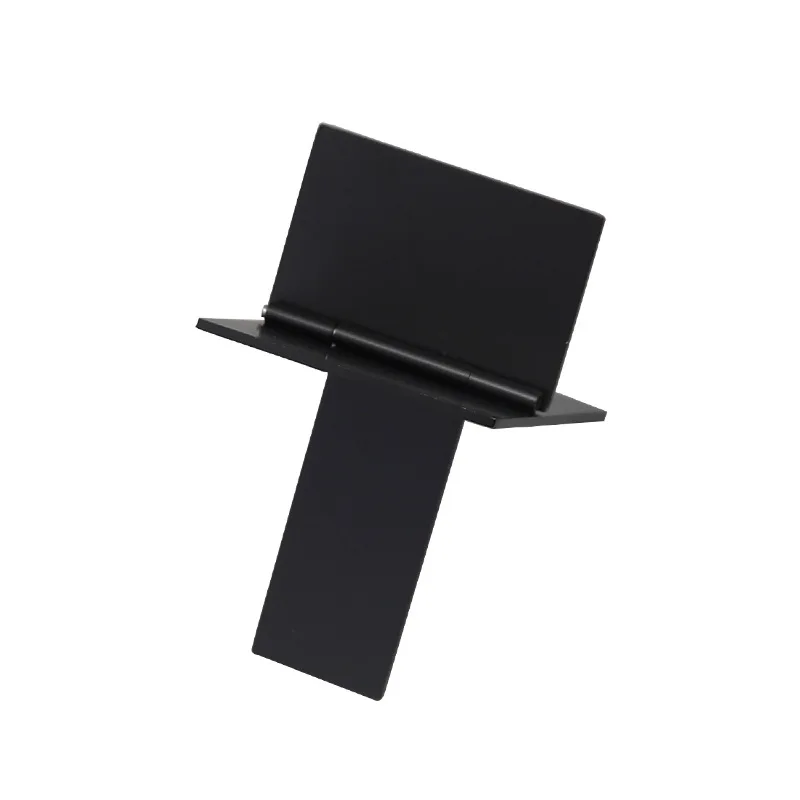 Stainless Steel Black Color Glass Single Stand Metal Cigar Chair Holder For Cigars