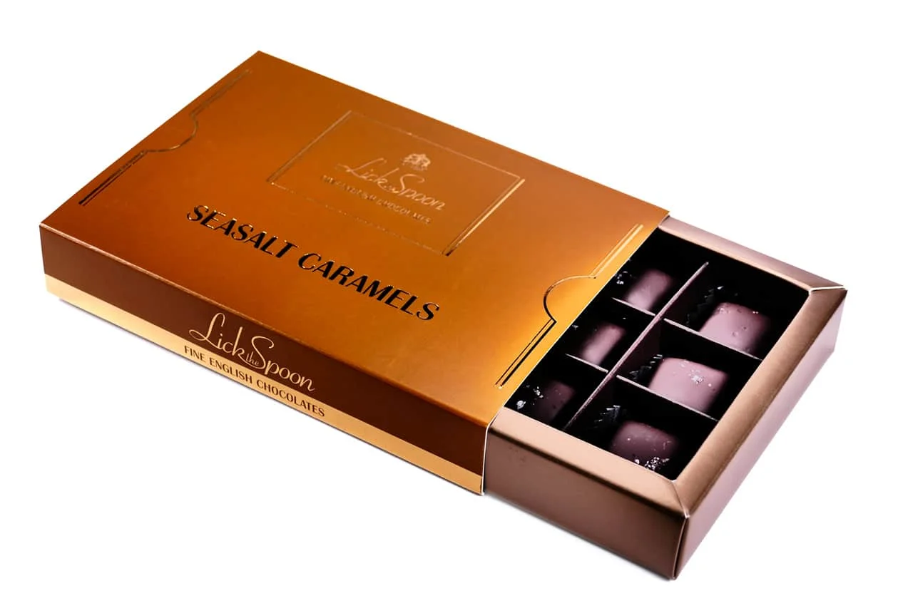 Custom Luxury Mini Drawer Bar Candy Cardboard Gift Box Sliding Chocolate Truffle Packaging Box With Paper Division Board