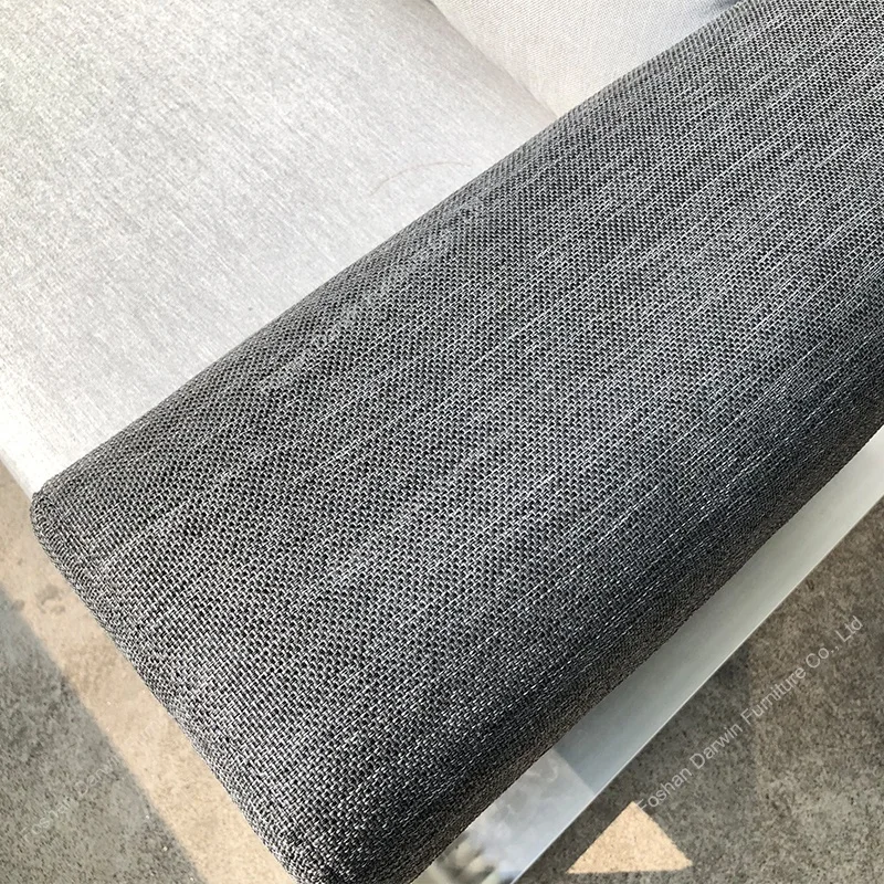 New design patio indoor outdoor sofa set garden furniture rattan wicker outdoor upholstery fabric sofa