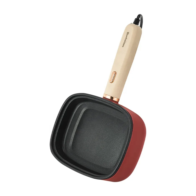 Philippine Plug High Quality Portable Electric Frying Pan With  Non-Stick Small Size Wok for Home Cooking