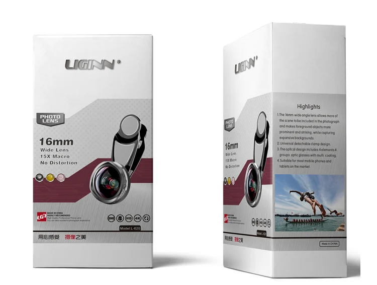 LIGINN amazon best sellers mobile phone camera lenses HD 16 mm wide angle 15x macro lens for smartphone