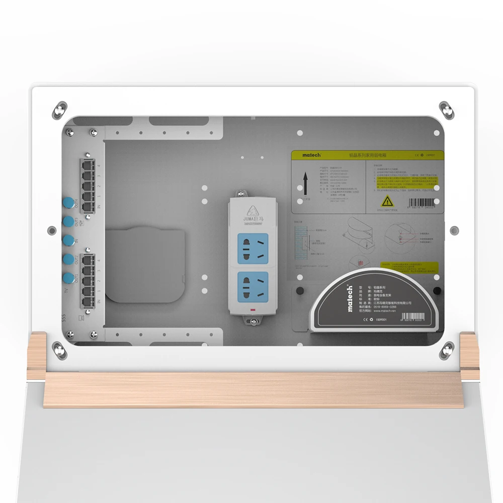 Matech flush mounted Smart cabinet optics fiber terminal box for installing modem device box