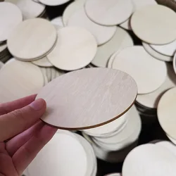 Деревянный диск диаметром 4 дюйма для детских объявлений
