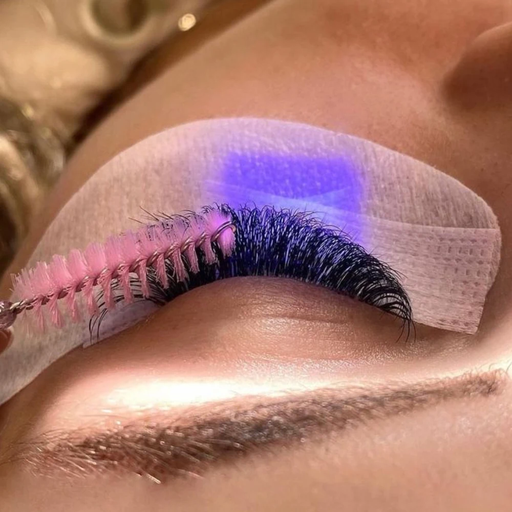 UV eyelash glue Lash Beauty Salon Professional Led Light Eyelash Rechargeable Lamp Uv Lash Lamp System For Uv Glue