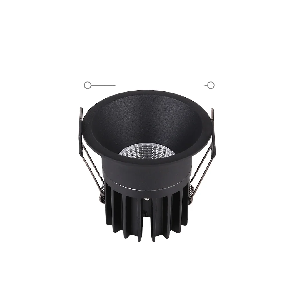 FAST Hot Selling Black Bathroom Australian Standard Downlight Spotlight 90Mm