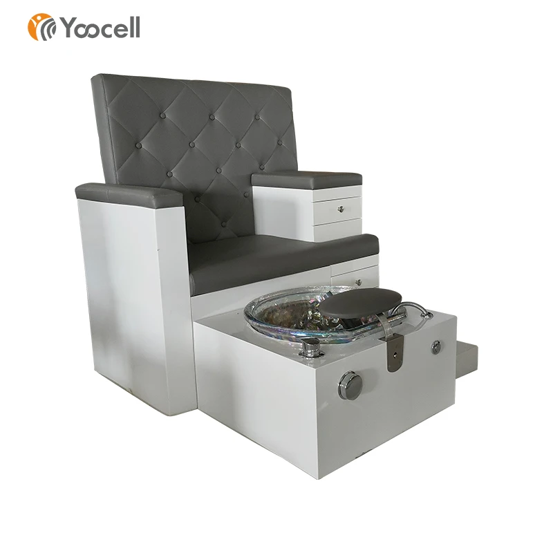 Yoocell роскошный электрический высокое качество ткани спа для ног массажное кресло педикюрное лака ногтей спа-салон волос салон