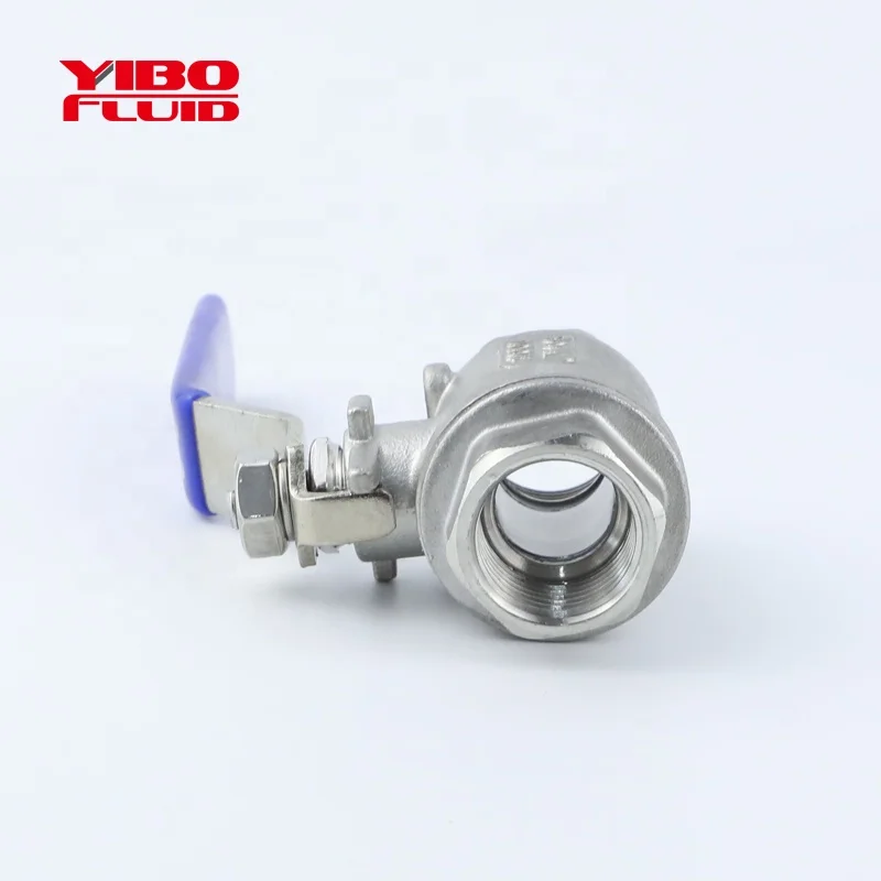  CF8M/SS304 1000WOG гидравлический SS BST/NPT резьбовой запираемый 2 шт. шаровой клапан из нержавеющей стали