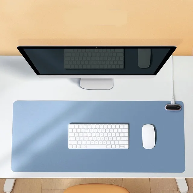 Hot Sell Large 800*330mm AC220V Input Mouse Pads Keep Hands Warm With Smart Remind Function For Working Heat Desk Pads
