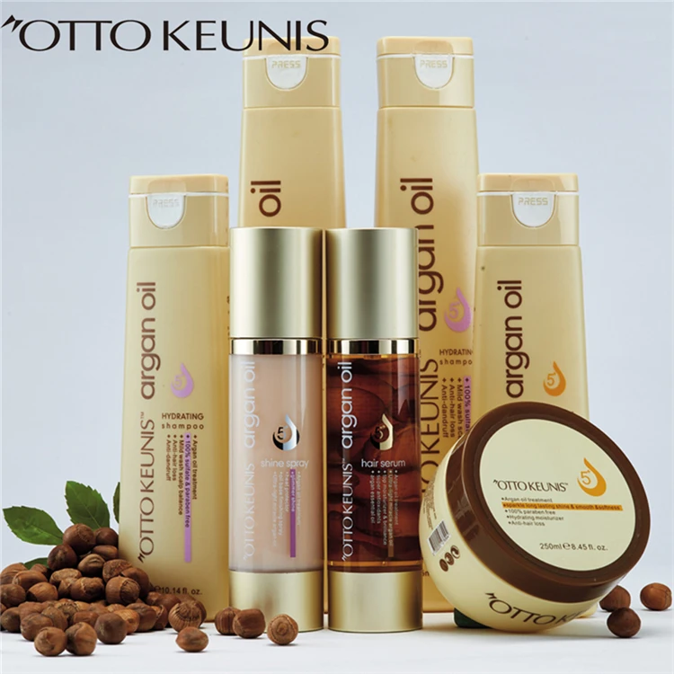 Wholesale OTTO KEUNIS Sulfate Free Argan Oil Hydrating Hair Shampoo And Conditioner Set for Wigs