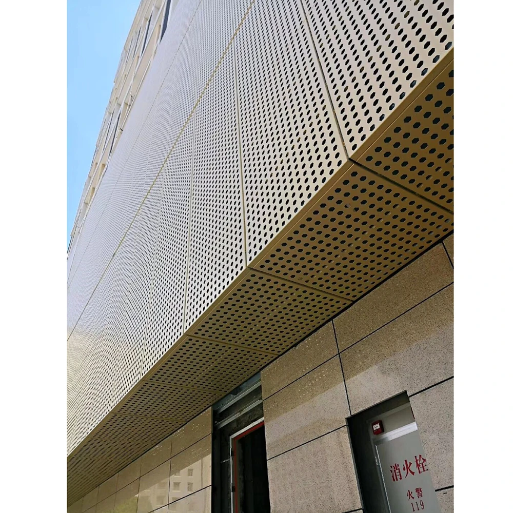 Foshan Metal Wall Cladding Aluminum Facade Decorative Wall Panel