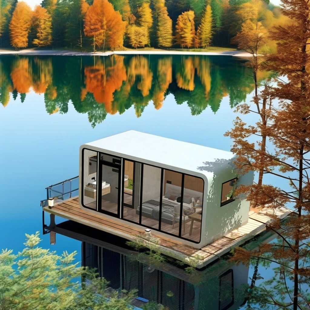 Detachable Modern Outdoor Activity House Luxury Holiday Camper Mobile Apple House