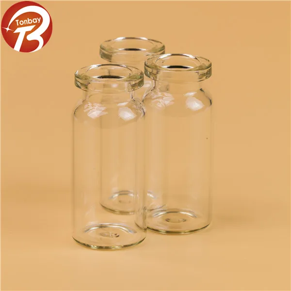 Pharmaceutical packaging 2ml 5ml 7ml 8ml 10ml 15ml 20ml 30ml clear amber glass tubular vials injection sterile test tube vial
