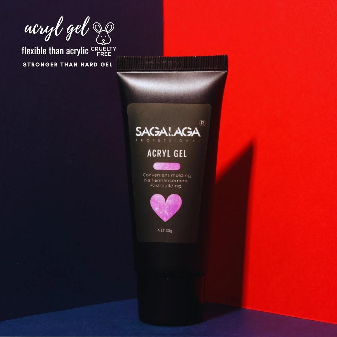 SAGALAGA 30ml Acrylic Nail Extension Gel Nail Polish With Nail Tips Set Acrylic Gel  Uv Lamp Wholesale