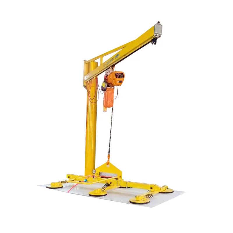 Factory stock Vacuum sucker cantilever crane Laser cutting and feeding machine