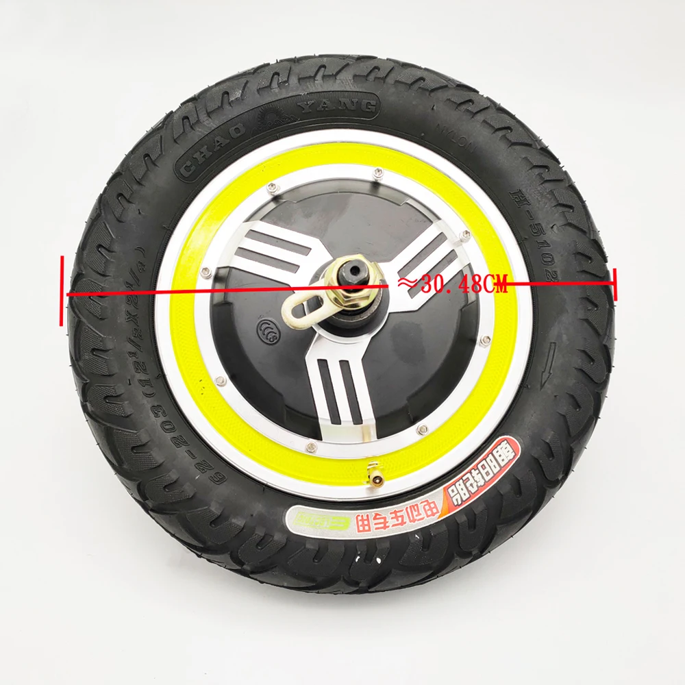 12 Inch Electric Scooter Motor Brushless 24 36 48V 350W ebike e Scooter Wheel Hub Motor 24 36 48 Volt 350 watt 12inch