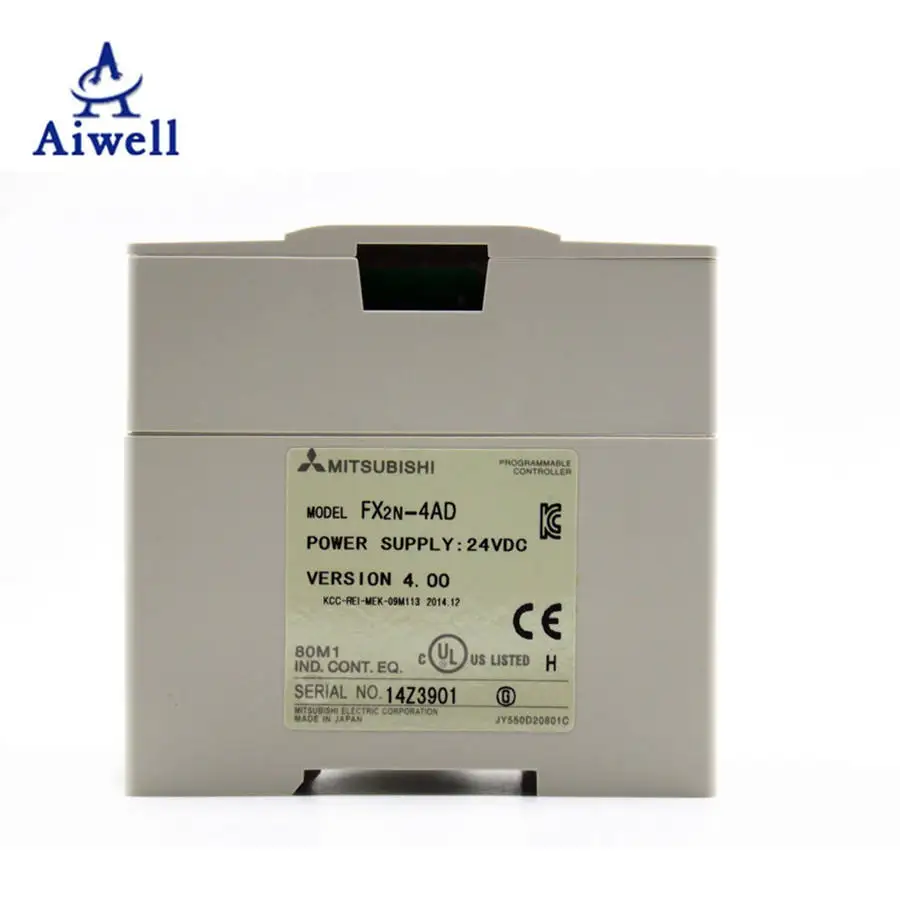 Original FX2N Mitsubishi CNC PLC Controller FX2N4AD FX2N-4AD
