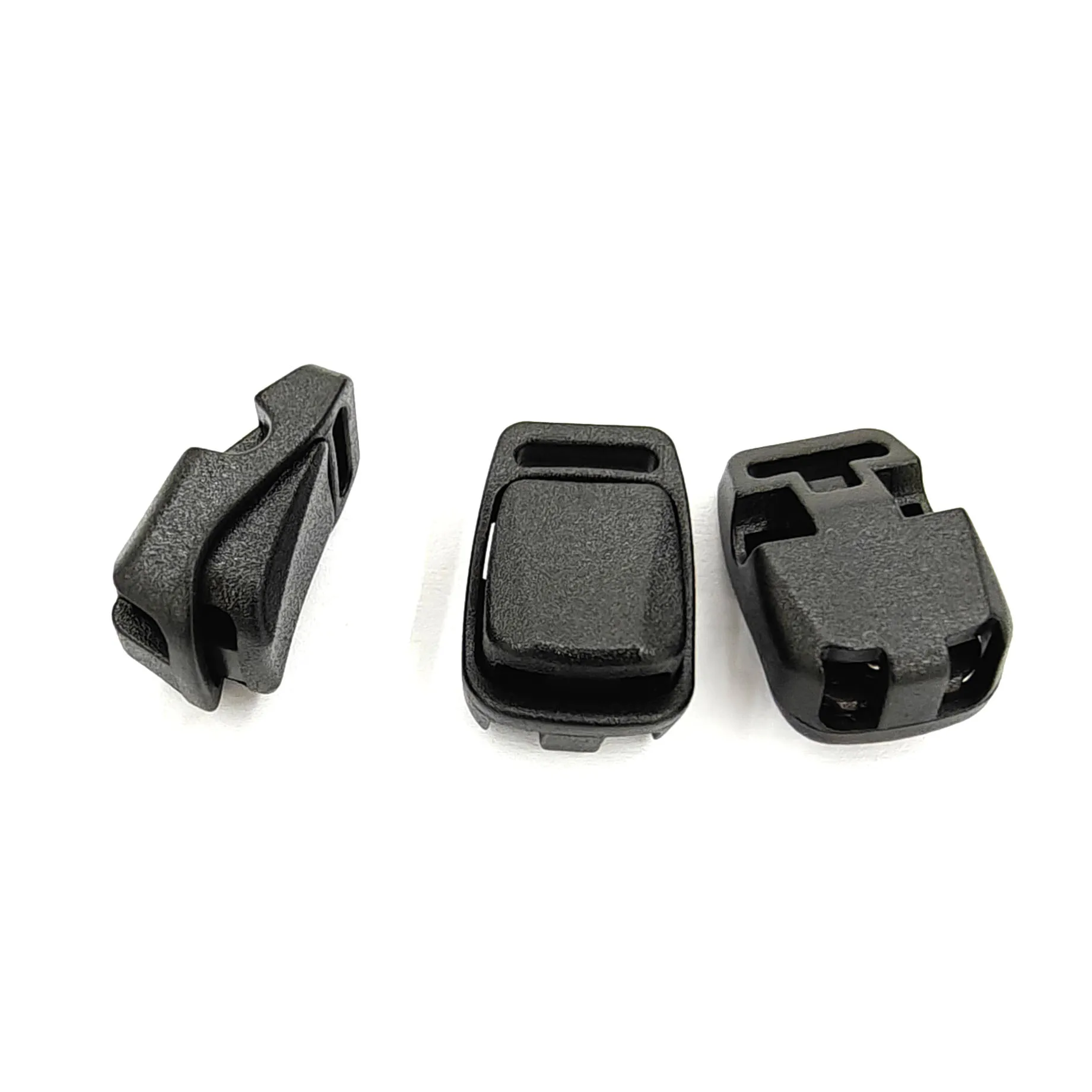 Hualian double hole rope buckle press type hanging clock, sold at a high quality and low price, used for bags, clothing etc