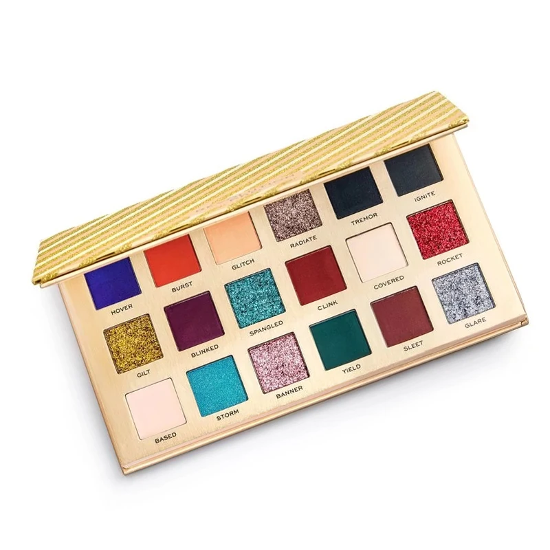Top Quality Cosmetics Private Label 18 Colors Eyeshadow Palette Glitter Eyeshadow