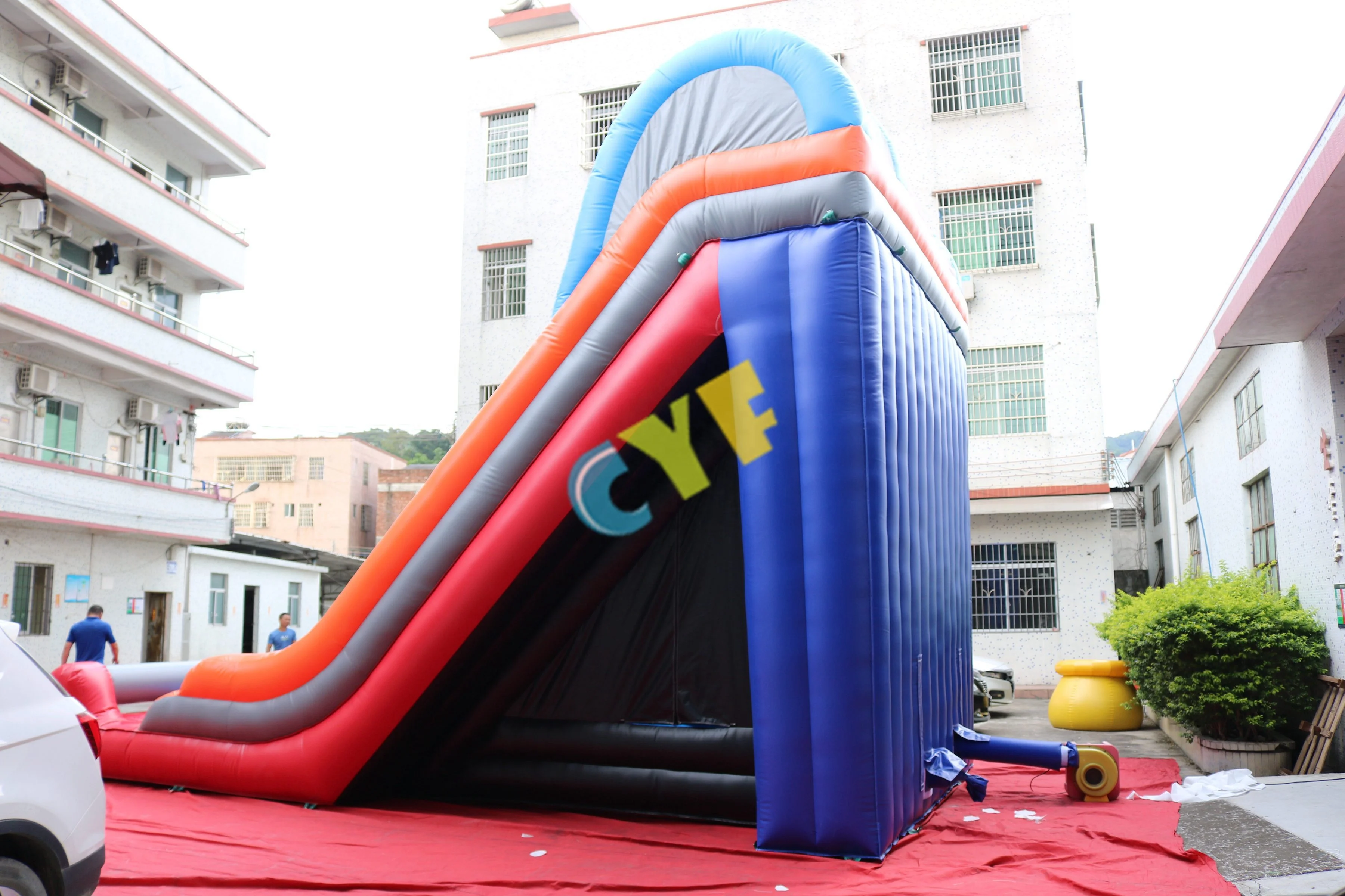 inflatable costume 3 lanes slide Commercial grade slide For Amusement park