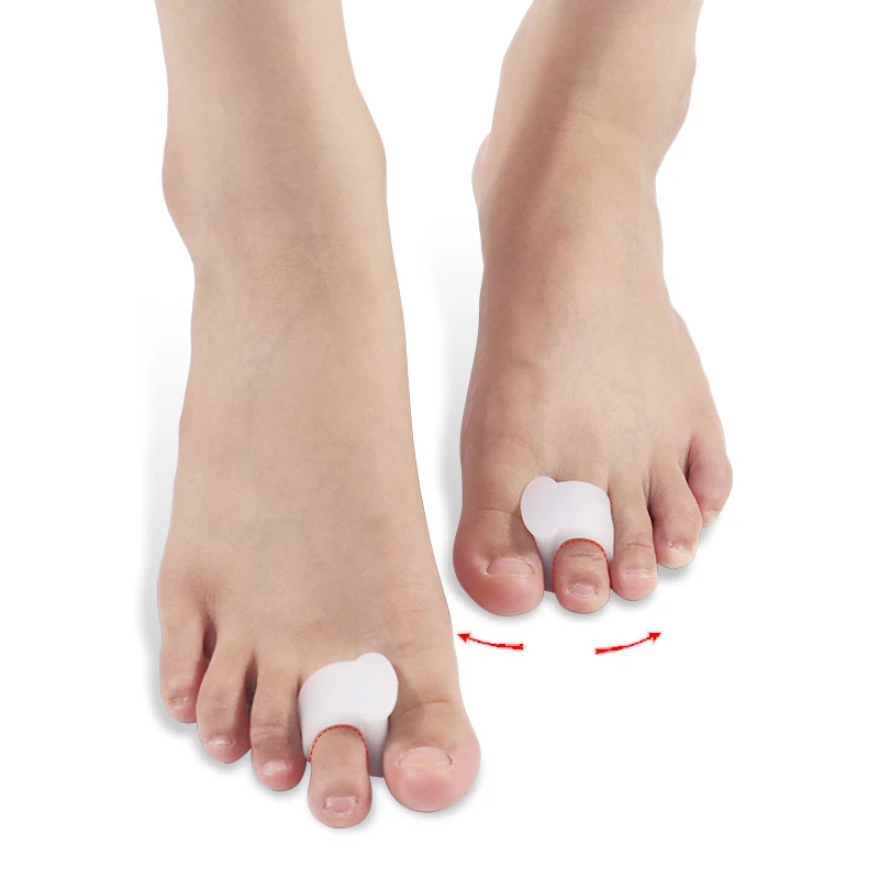 Hypoallergenic Toe Separator Valgus Corrector Gel Bunion Splint Individual Pedicure Toe Separator
