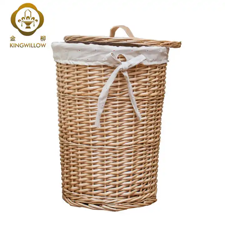 High Quality Handcraft Wicker Baskets Storage Wicker Laundry Basket