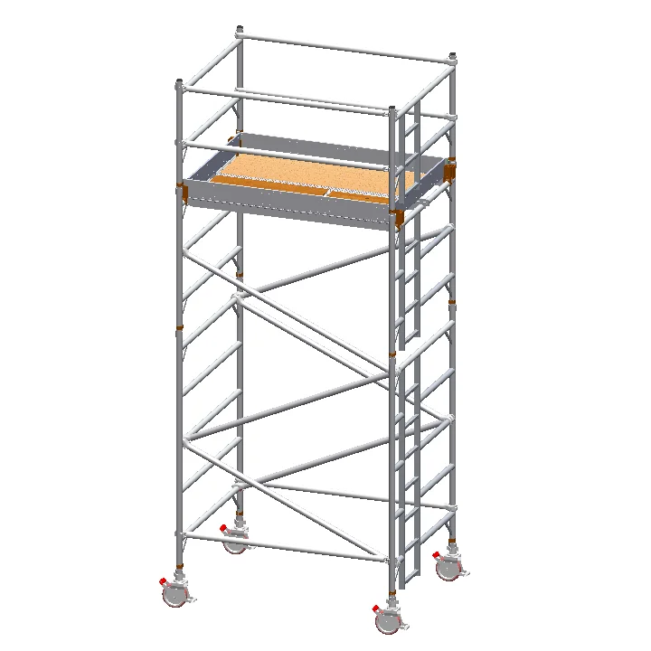 Anniversary 7m EN1004 certification scaffold stairs movable scaffolding system folding work platform
