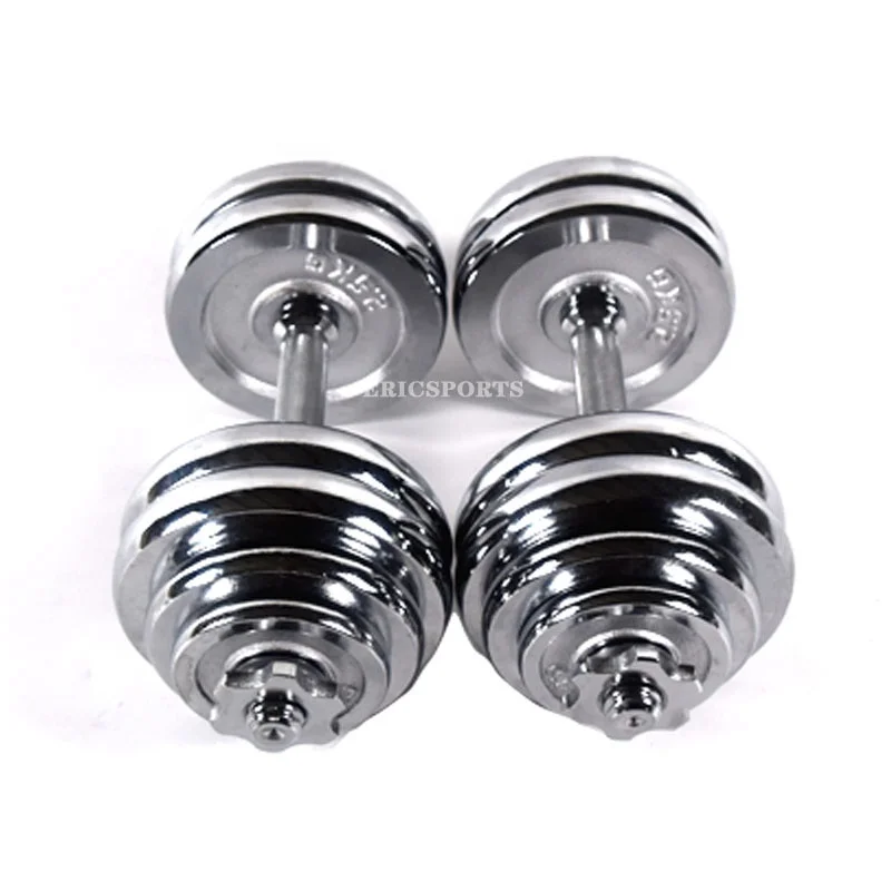 26.5mm Hole With Chrome Disc Dumbbell Weights lift Barbells