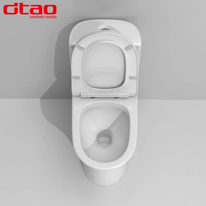 One Piece Pedestal Toilet Closestool Bathroom Wc Toilet Wholesale Porcelain Washroom Ceramic Water Saving Dual Flush 3/4.5L