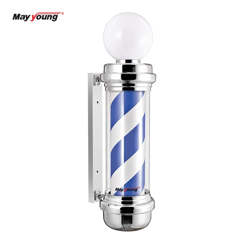 M337C  Custom Barber shop pole Hair salon lamp sign Barber lamps