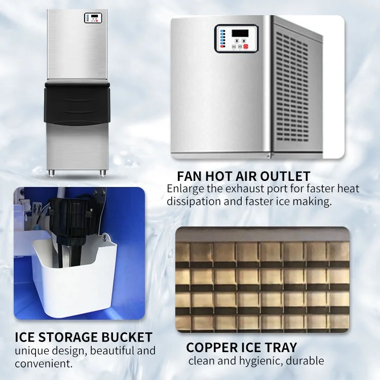 Mvckyi GQ-150 commercial machinery for small business wholesale 2 in 1 portable ice ball maker ice cube ice maker