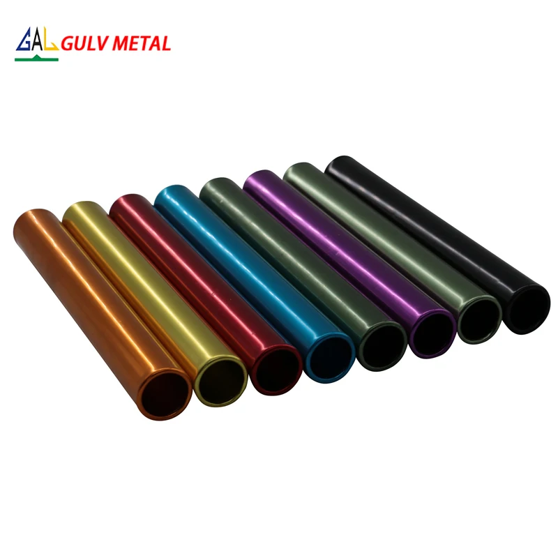 Durable Using Stainless Steel Round Tube Anodized Aluminum Round Tube