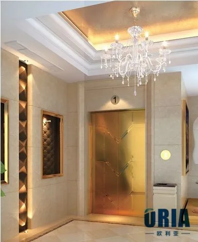 ORIA V014 Villa Elevator Indoor Home Lift with AC Drive Stainless Steel Passenger Elevator for Apartments PVC Floor