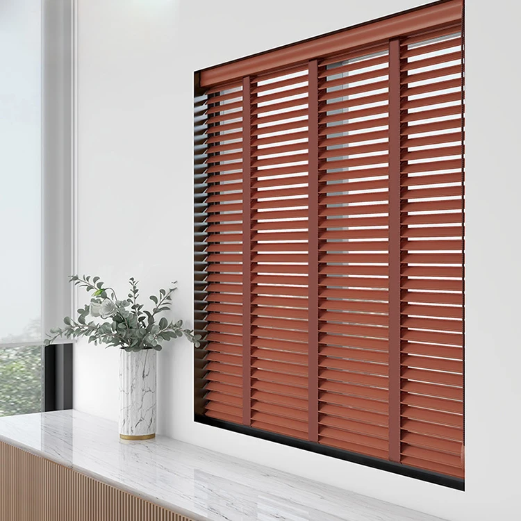 3 inch wood blinds electric/cordless/manual wooden venetian blinds for window