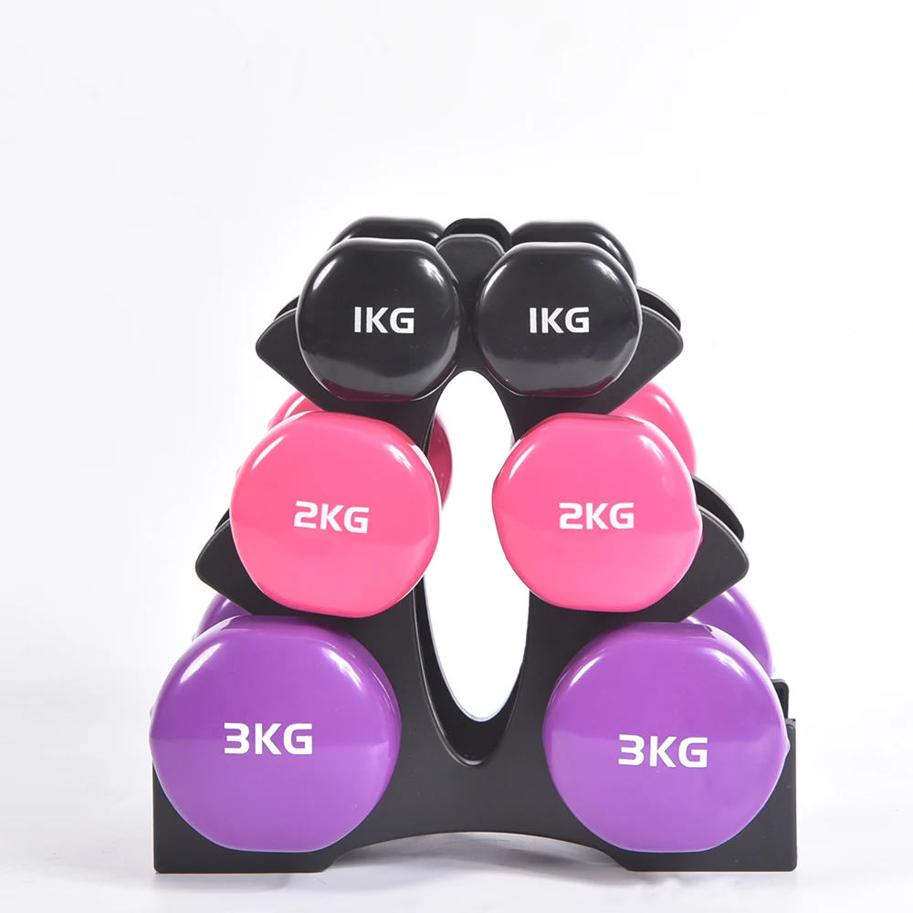 
Cheap Dumbbells Weight Lifting Non-slip Grip Soft Neoprene Dumbbell Set 