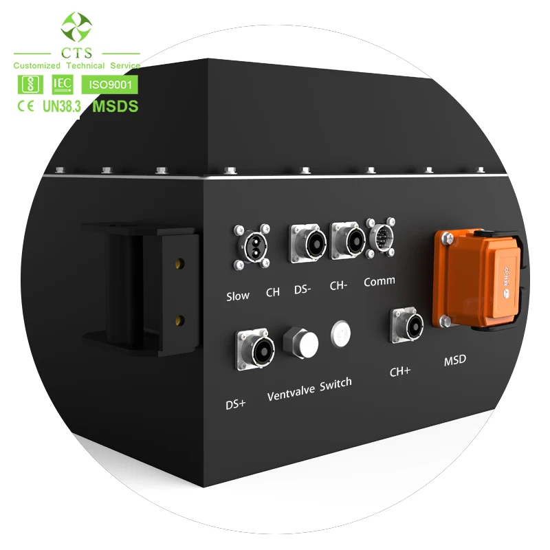 CTS 614V 100AH 60KWH 120kWh Lithium Ion Battery with IP67 Level electric power lifepo4 battery for EV Trucks