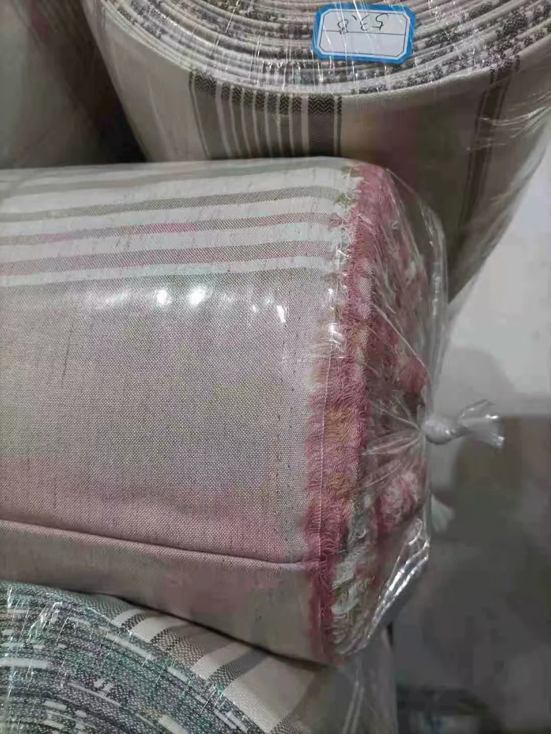 Hot Sale Jacquard High Quality Stain Repellent Stock Linen Home Textile Curtain Window Fabric