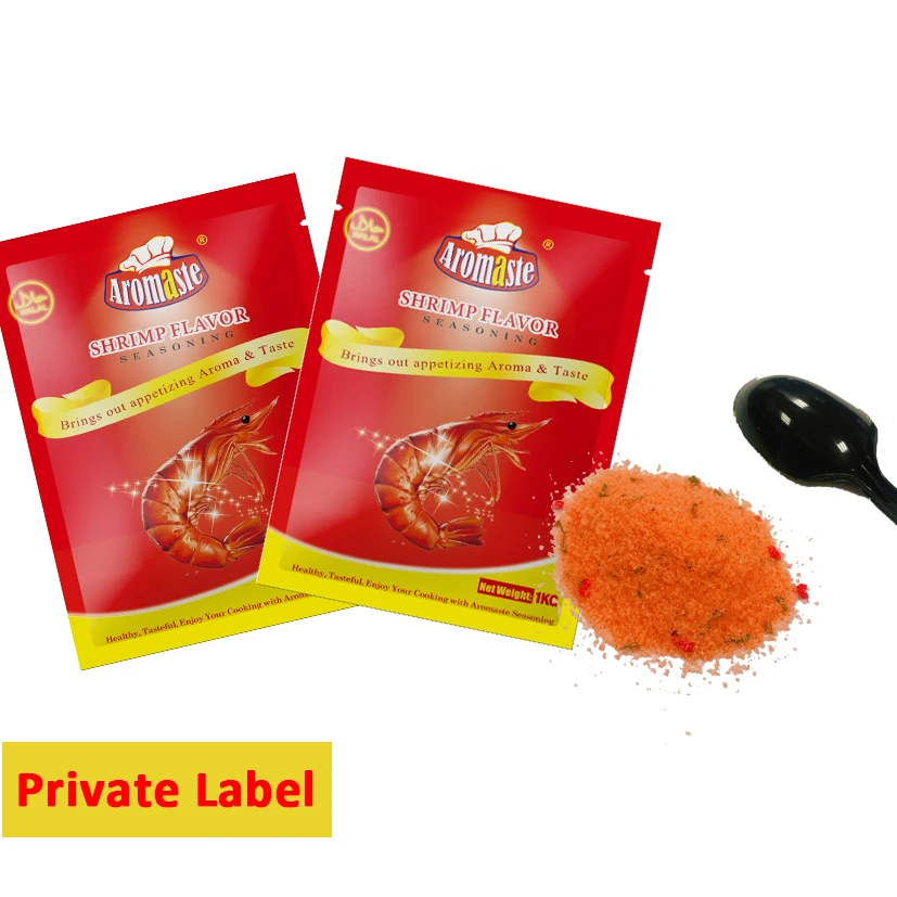 Delicious Secret Blended 10g/50g/100g Dried Shrimp/Crayfish Flavor Seafood Seasoning Powder for Soup